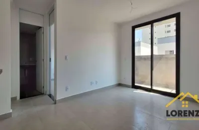 Apartamento com 2 dormitórios à venda, 39 m² por r$ 350.000,00 - vila valparaíso - santo andré/sp