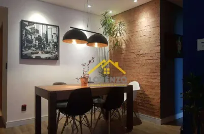 Apartamento com 3 dormitórios à venda, 59 m² por r$ 445.000,00 - vila valparaíso - santo andré/sp