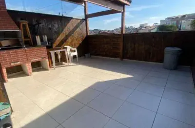 Cobertura à venda, 80 m² por r$ 370.000,00 - vila junqueira - santo andré/sp