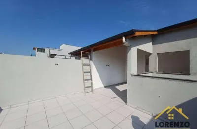 Cobertura com 2 dormitórios à venda, 96 m² por r$ 530.000,01 - vila scarpelli - santo andré/sp