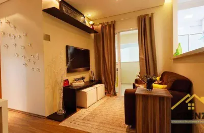 Apartamento com 2 dormitórios à venda, 51 m² por r$ 443.700,00 - vila humaitá - santo andré/sp