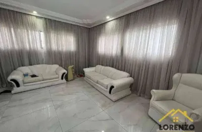 Sobrado com 3 dormitórios à venda, 217 m² por r$ 850.000,00 - vila scarpelli - santo andré/sp
