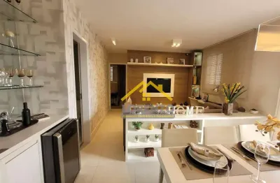 Apartamento com 3 dormitórios à venda, 57 m² por r$ 496.300,00 - vila valparaíso - santo andré/sp