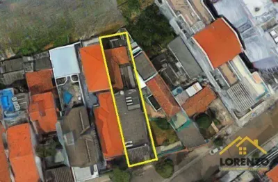 Terreno à venda, 304 m² por r$ 649.000,00 - vila scarpelli - santo andré/sp