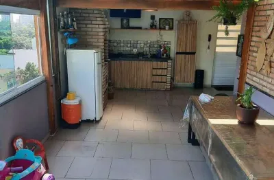 Cobertura com 2 dormitórios à venda, 90 m² por r$ 480.000,00 - vila assunção - santo andré/sp