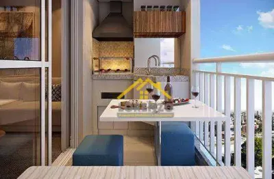 Apartamento com 2 dormitórios à venda, 64 m² por r$ 613.487,81 - campestre - santo andré/sp