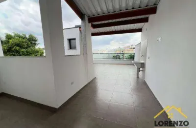 Cobertura com 2 dormitórios à venda, 96 m² por r$ 570.000,00 - paraíso - santo andré/sp