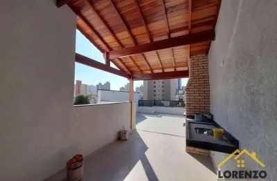 Cobertura à venda, 108 m² por r$ 619.000,00 - vila floresta - santo andré/sp