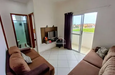 Apartamento com 2 dormitórios à venda, 48 m² por r$ 210.000,00 - parque marinho - mongaguá/sp