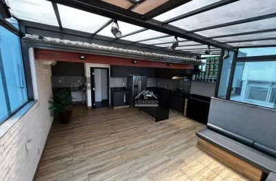 Cobertura com 2 dormitórios à venda, 100 m² por r$ 679.000,00 - vila bastos - santo andré/sp
