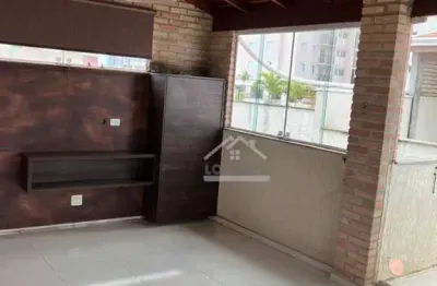 Cobertura à venda, 152 m² por r$ 783.000,00 - vila valparaíso - santo andré/sp