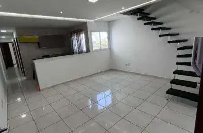 Cobertura com 3 dormitórios à venda, 121 m² por r$ 550.000,00 - vila pires - santo andré/sp