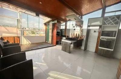 Cobertura à venda, 86 m² por r$ 487.000,00 - vila linda - santo andré/sp