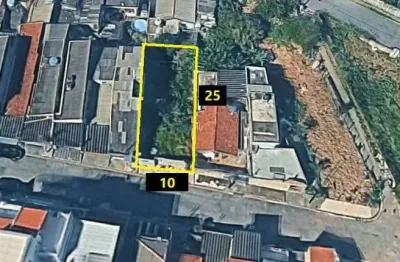 Terreno à venda, 250 m² por r$ 478.000,00 - jardim alvorada - santo andré/sp