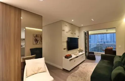 Apartamento mobiliado com varanda gourmet no condomínio trilogy offices – são bernardo do campo apartamento moderno, porteira fechada e pronto para mo