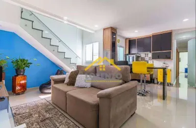 Cobertura à venda, 150 m² por r$ 650.000,10 - jardim paraíso - santo andré/sp