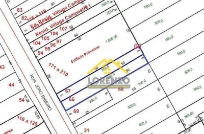 Terreno à venda, 250 m² por R$ 800.000,00 - Campestre - Santo André/SP