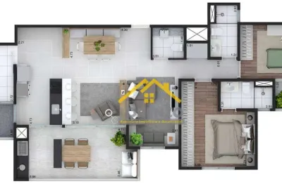 Apartamento à venda, 103 m² por r$ 1.180.000,00 - vila assunção - santo andré/sp