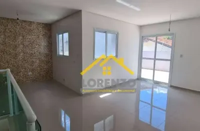 Cobertura à venda, 100 m² por r$ 550.000,01 - vila valparaíso - santo andré/sp