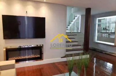 Sobrado com piscina,  03 dormitórios à venda, 270 m² por r$ 1.550.000 - vila bastos - santo andré/sp