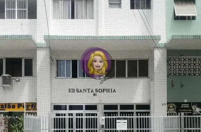 Apartamento para venda em são vicente, centro, 1 dormitório, 1 banheiro, 1 vaga
