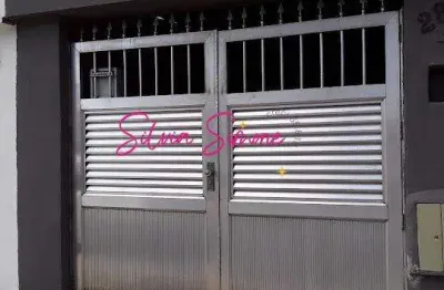 Sobrado geminado para venda em santos, são jorge, 2 dormitórios, 1 banheiro, 1 vaga