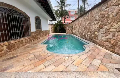 Casa para venda em praia grande, caiçara, 3 dormitórios, 2 banheiros, 8 vagas