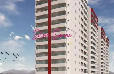 Apartamento para venda em praia grande, guilhermina, 1 dormitório, 1 banheiro, 1 vaga