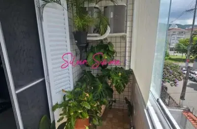 Apartamento para venda em santos, josé menino, 2 dormitórios, 1 banheiro, 1 vaga