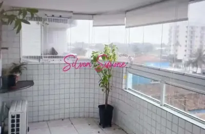 Apartamento para venda em praia grande, maracanã, 1 dormitório, 1 suíte, 1 banheiro, 1 vaga