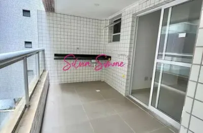 Apartamento para locação em praia grande, caiçara, 1 dormitório, 1 banheiro, 1 vaga