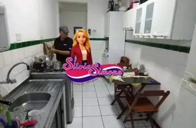 Apartamento para venda em praia grande, boqueirão, 2 dormitórios, 1 banheiro, 1 vaga