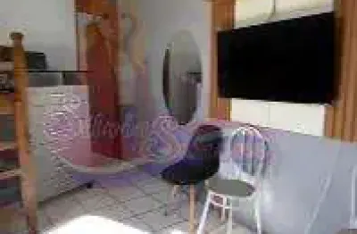 Kitnet para venda em praia grande, caiçara, 1 dormitório, 1 banheiro, 1 vaga