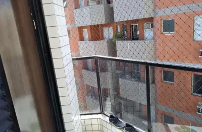 Apartamento para venda em praia grande, tupi, 1 dormitório, 1 banheiro, 1 vaga