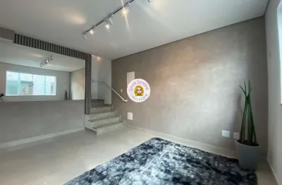 Village para venda em santos, campo grande, 2 dormitórios, 2 suítes, 4 banheiros, 2 vagas