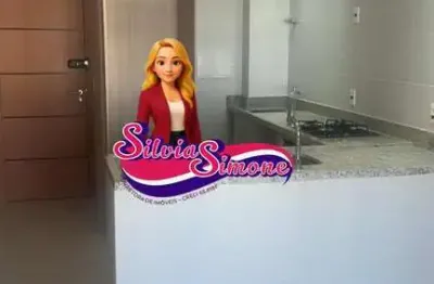 Apartamento para locação em santos, vila rica, 2 dormitórios, 1 suíte, 1 banheiro, 1 vaga