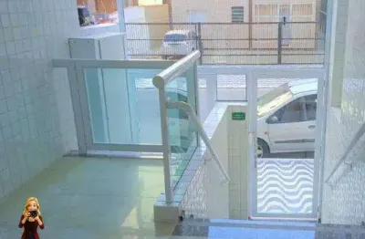 Flat para venda em praia grande, boqueirão, 1 dormitório, 1 banheiro, 1 vaga