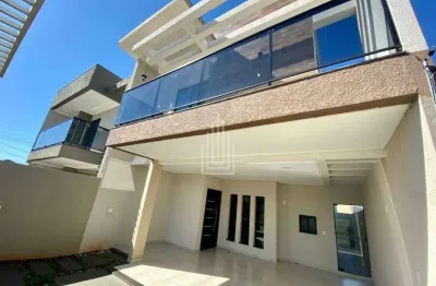 Sobrado à venda, 3 quartos, 1 suíte, 2 vagas, jardim belo horizonte - medianeira/pr