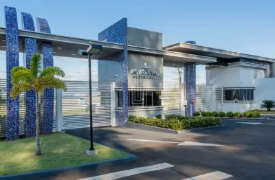 Terreno à venda no condomínio fechado águas claras residence em foz do iguaçu.