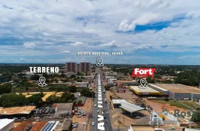 Terreno à Venda e Locação, no Bairro Parque Ohara, localizado na Avenida Ferrando Corrêia, Cuiabá.