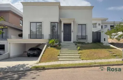 Casa à venda fachada neoclassica, com 4 suítes no condomínio villa jardim, cuiabá. - ca6801