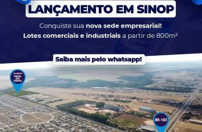 Terrenos ou lotes comercial/industrial para venda, sinop-mt - te7158