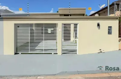Casa térrea recém construida no recanto dos passaros, próximo da avenida das torres, cuiabá.