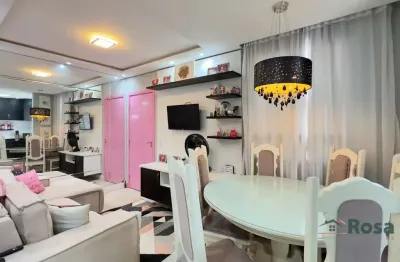 Apartamento mobiliado, planejado e com elevador, com 2 quartos, no chapada das dunas, próximo da unic, cuiabá. - ap8043