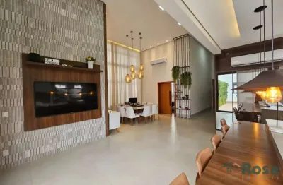 Casa térrea em condomínio de luxo para venda e aluguel, ribeirão do lipa, cuiabá - ca8496