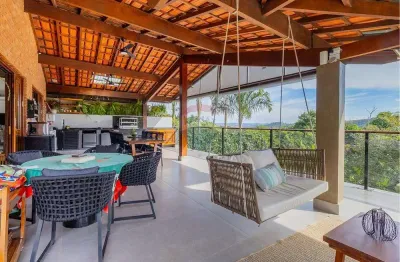 Casa no condomínio estância parque atibaia com  355 m2 au e 6 dormitórios piscina e área gourmet