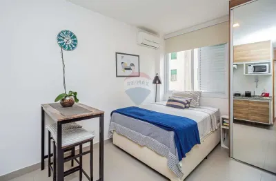 Vende ótimo studio pronto, r. rego freitas, 336, academia, salão de festa, lazer no rooftop, churrasqueira, 20 m² por r$ 220.000,00
