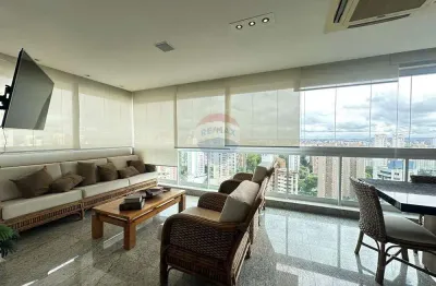 Apartamento para locação, mobiliado, 281 m2, 3 suites, 4 vagas!