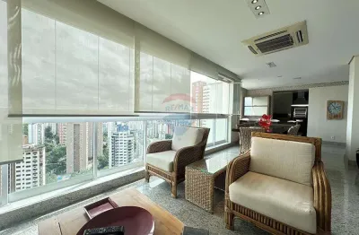 Apartamento para locação, mobiliado, 281 m2, 3 suites, 4 vagas!