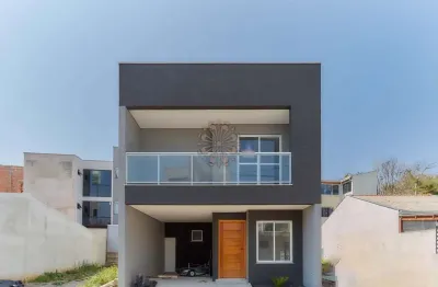 Casa com 3 quartos à venda na rua da independência, 10, são braz, curitiba, 120 m2 por r$ 599.000